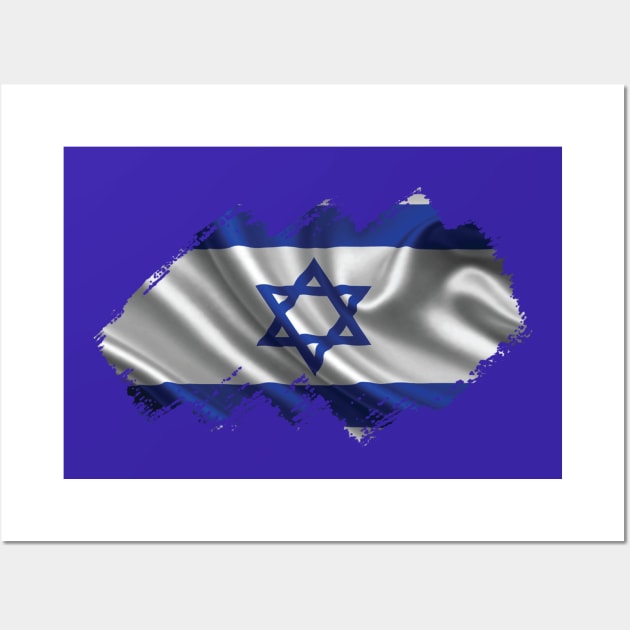 Israeli Flag Wall Art by Teemperor